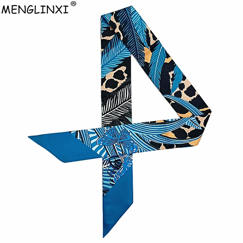 Luxury Bags Trending - Leopard Butterfly Print New Skinny Scarf