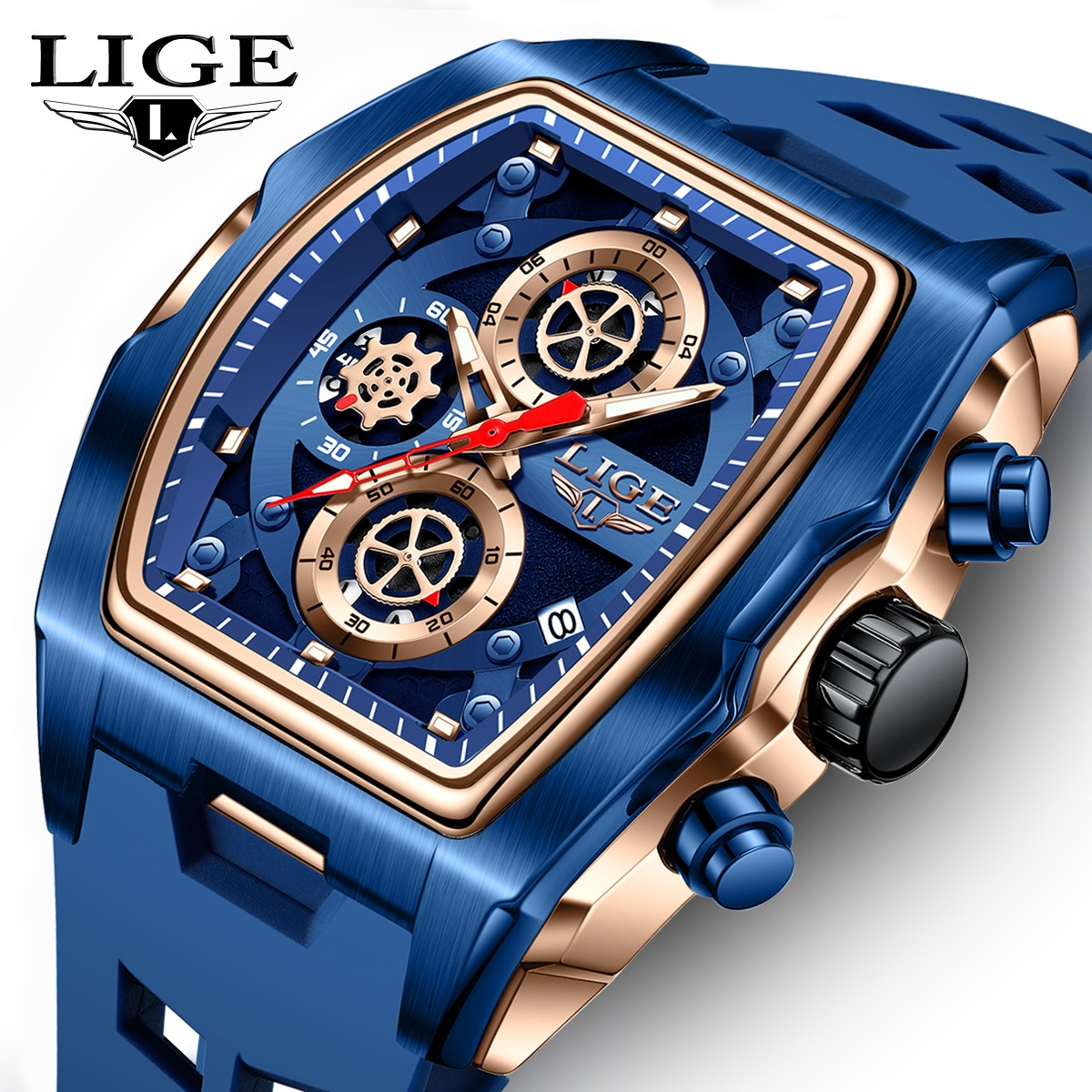 Luxury Bags Brands List - LIGE Top Brand Man Watch Luxury