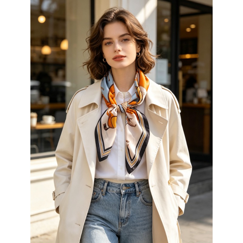 Luxury Bags Trending - Luxury 100% MULBERRY SILK Square Scarf