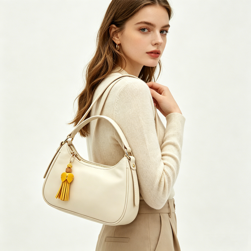 Luxury Bags Leather - 1PCS Miu-style Luxury Leather Tassel Original