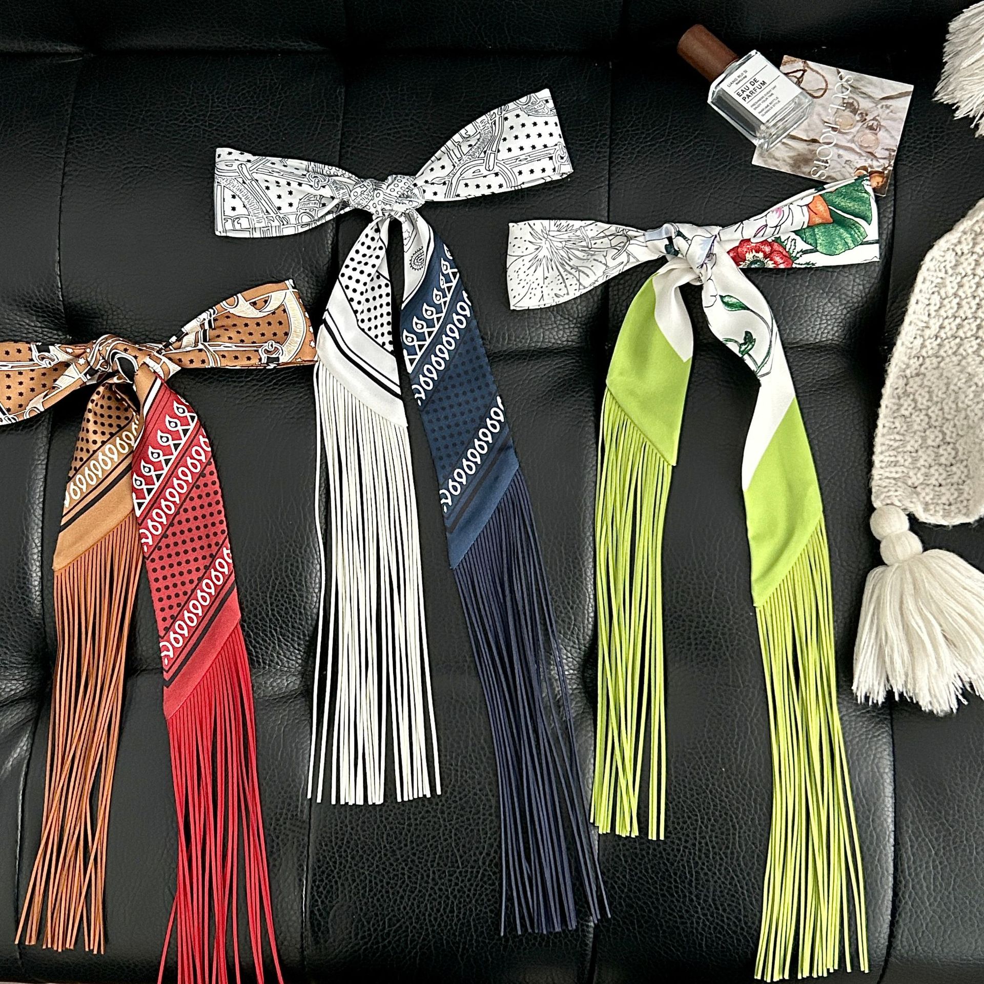 Luxury Tassel Skinny Scarf for – обзор и цена Luxury Bags Trending