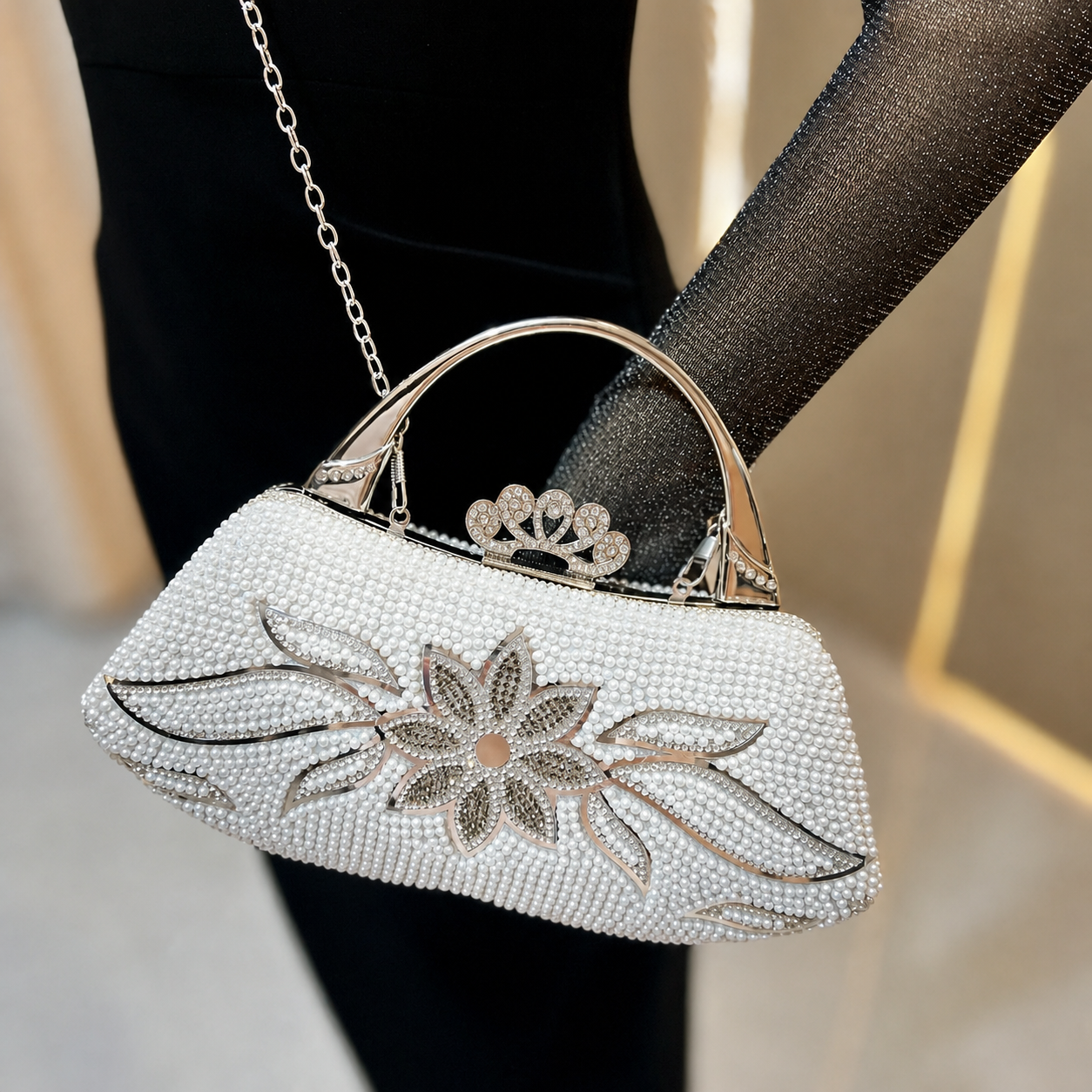 Evening Clutch Bag Structured  – обзор и цена Structured Handbag Top Handle