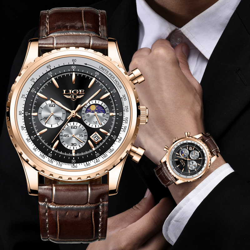 New Fashion Mens Watches LIGE  – обзор и цена Luxury Bags Brands List