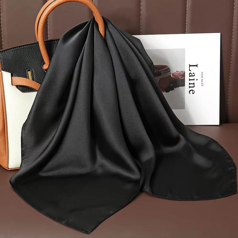 Luxury Solid Color Silk Square – обзор и цена Luxury Bags Trending