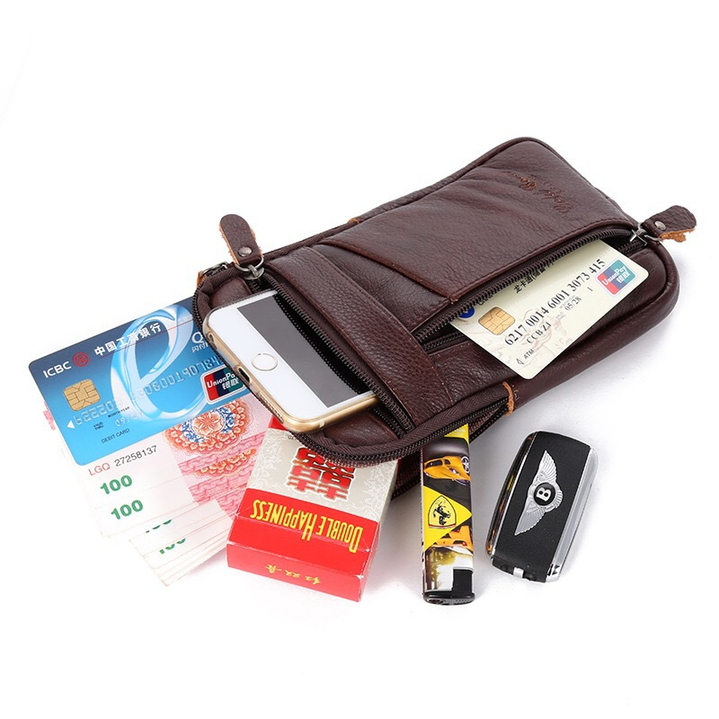 Men Luxury Genuine Leather Pho – обзор и цена Luxury Bags Mini