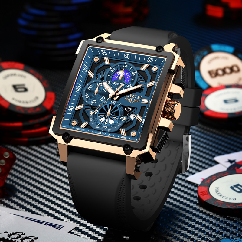 New LIGE Mens Watches Top Bran – обзор и цена Luxury Bags Brands List
