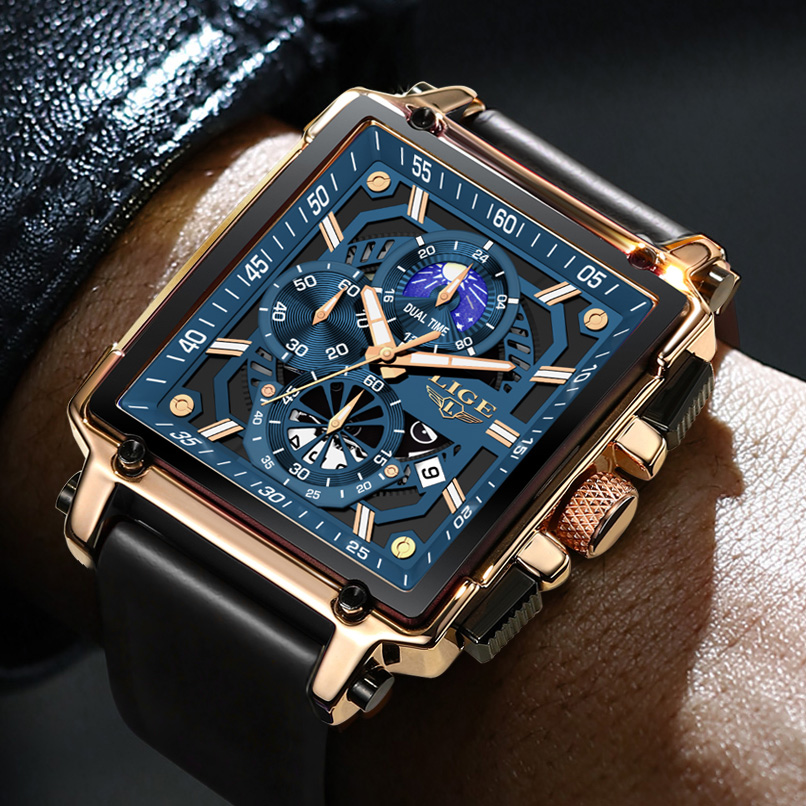New LIGE Mens Watches Top Bran – обзор и цена Luxury Bags Brands List