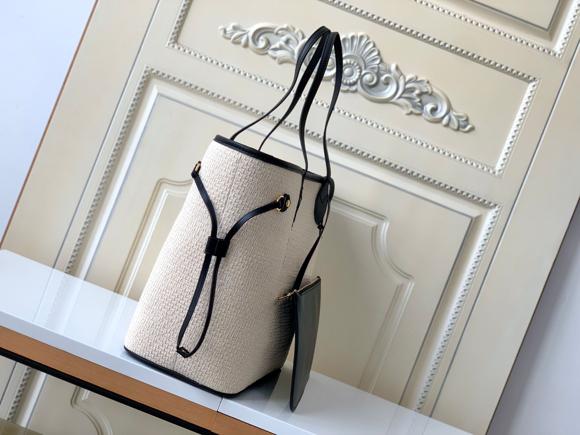 Ladies Neutral Solid Tone Faux – обзор и цена Structured Handbag Top Handle
