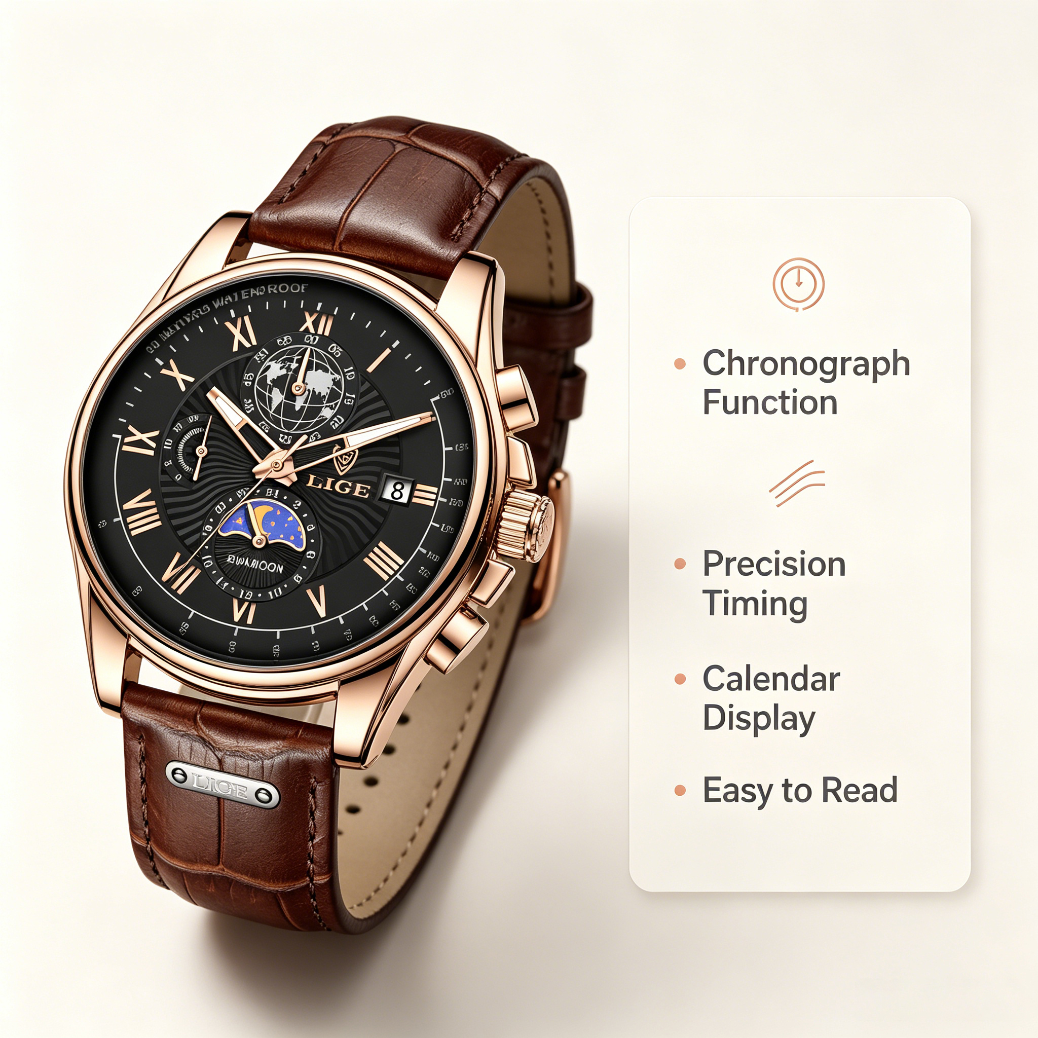 2026 LIGE Men's Watches Top Br – обзор и цена Luxury Bags Brands List