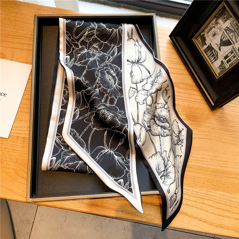 Luxury Long Silk Scarf Female  – обзор и цена Luxury Bags Trending
