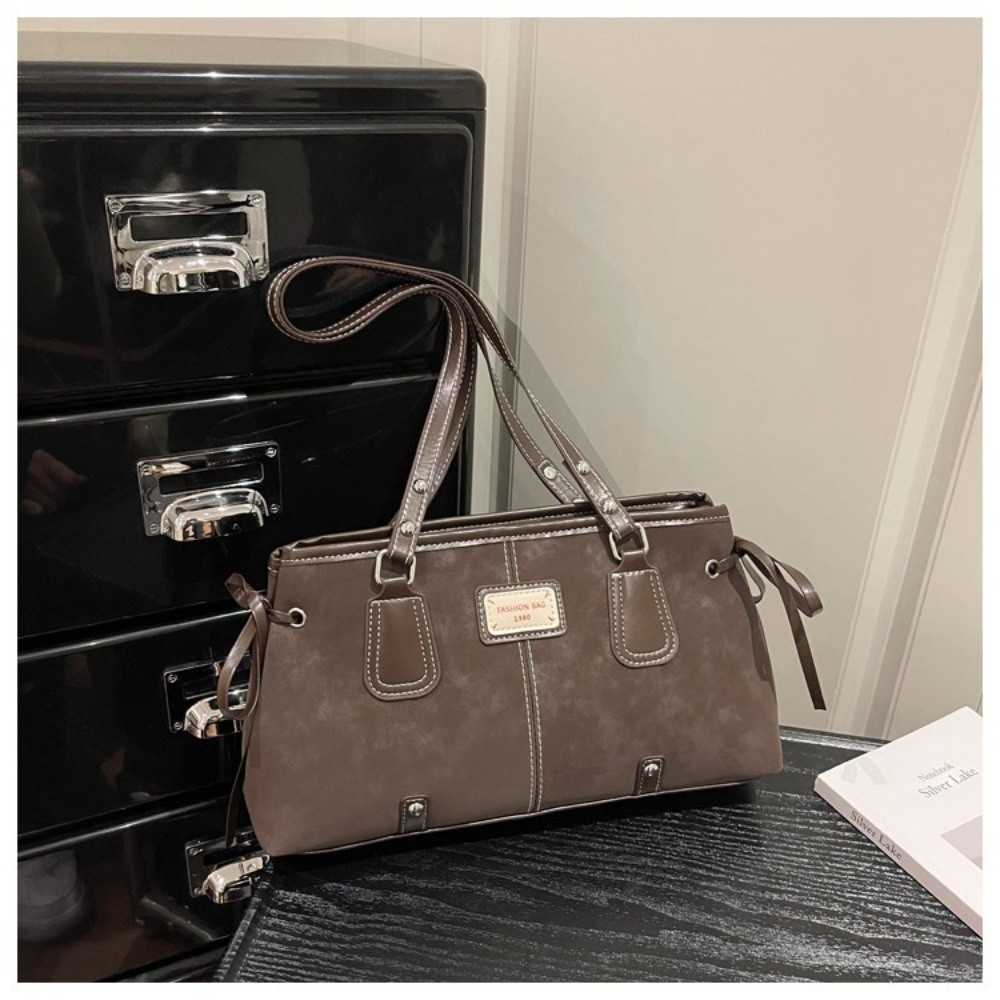 Minimalist Faux Leather Tote B – обзор и цена Structured Handbag Top Handle