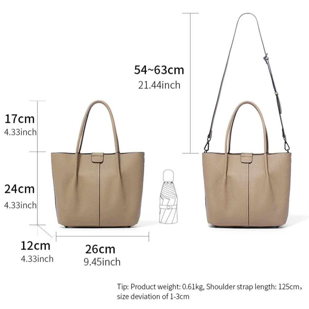 Textured Genuine Leather Handb – обзор и цена Structured Handbag Top Handle