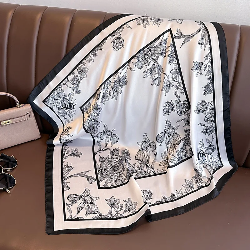70*70cm Luxury Floral Print Si – обзор и цена Luxury Bags Trending
