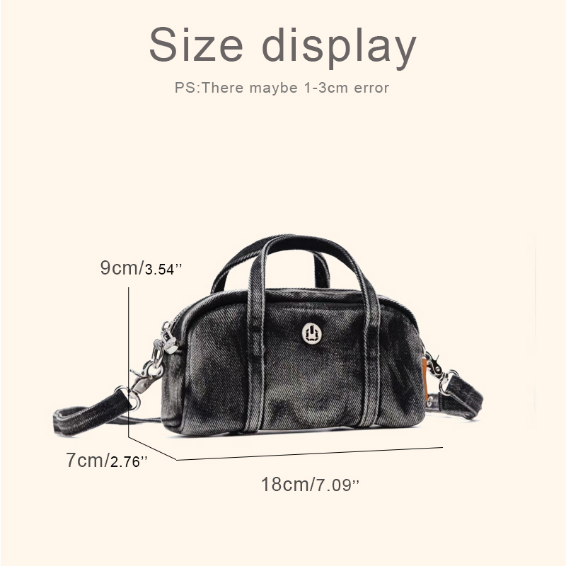 Korean Casual Mini Denim Box B – обзор и цена Luxury Bags Mini