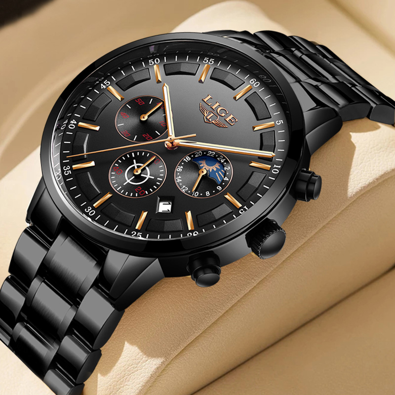 LIGE Business Watches Mens Top – обзор и цена Luxury Bags Brands List