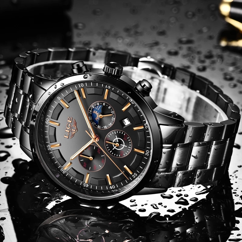 LIGE Business Watches Mens Top – обзор и цена Luxury Bags Brands List